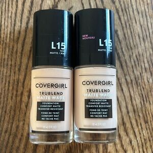 NWT Covergirl Trublend Matte L15 Porcelain Foundation Bundle